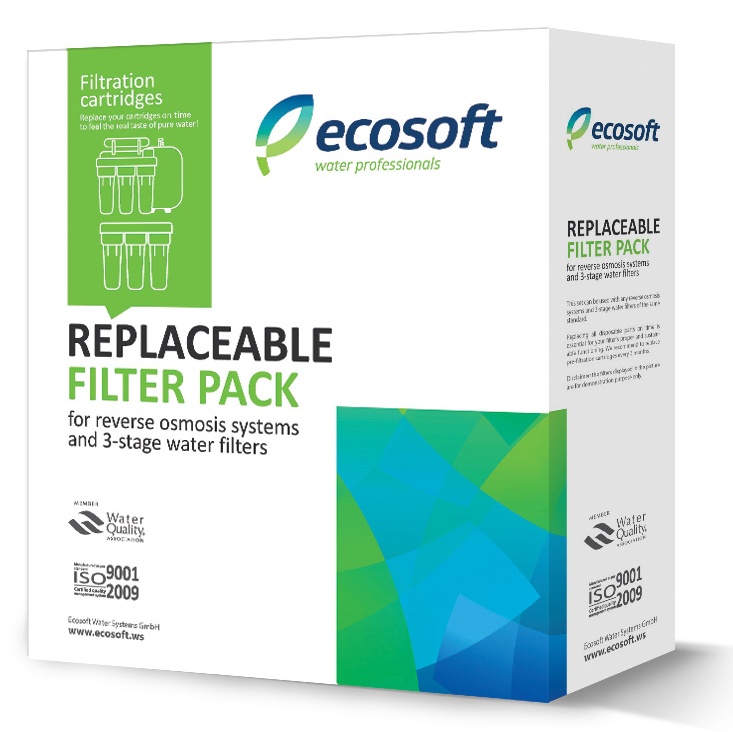 Комплект картриджей предварительной очистки для систем обратного осмоса Ecosoft