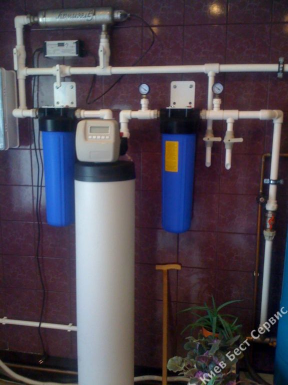 Система очистки воды в доме (с. Большая Дубечня) 